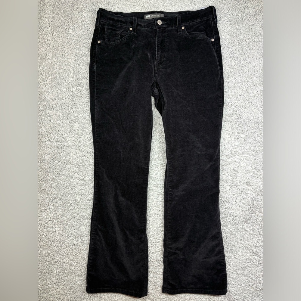 Levi's Black Boot Cut Corduroy Pants